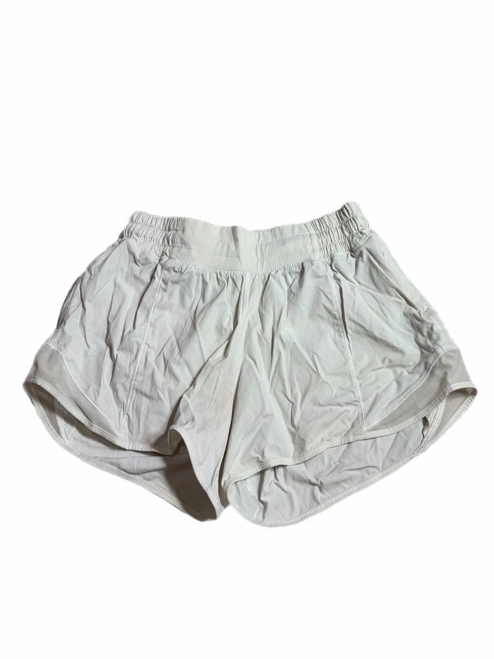 Lululemon Hotty Hot Short *Long 4" (White) Size 4 *NO LINER